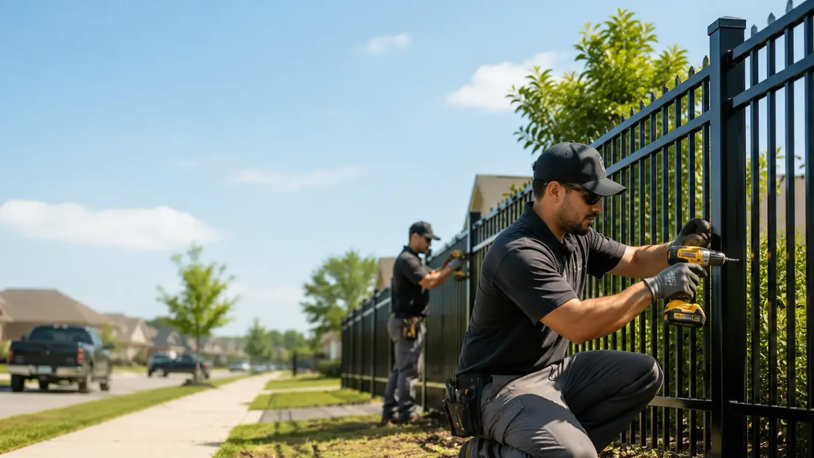 Metal Fence Installation in Norcross, MN